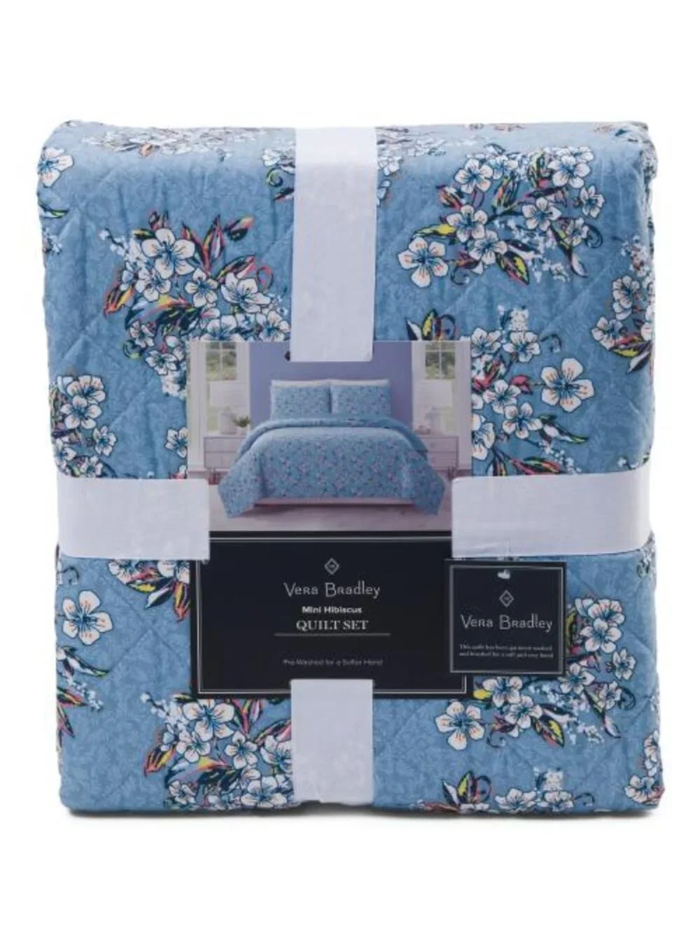 VERA BRADLEY Hibiscus Quilt Set